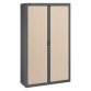 Armoire à rideaux démontables 200 x 120 cm anthracite