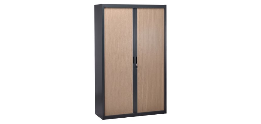Armoire à rideaux démontables 200 x 120 cm anthracite