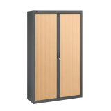 Armoire à rideaux démontables 200 x 120 cm anthracite