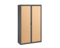 Armoire à rideaux démontables 200 x 120 cm anthracite