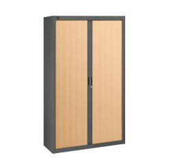 Armoire à rideaux démontables 200 x 120 cm anthracite