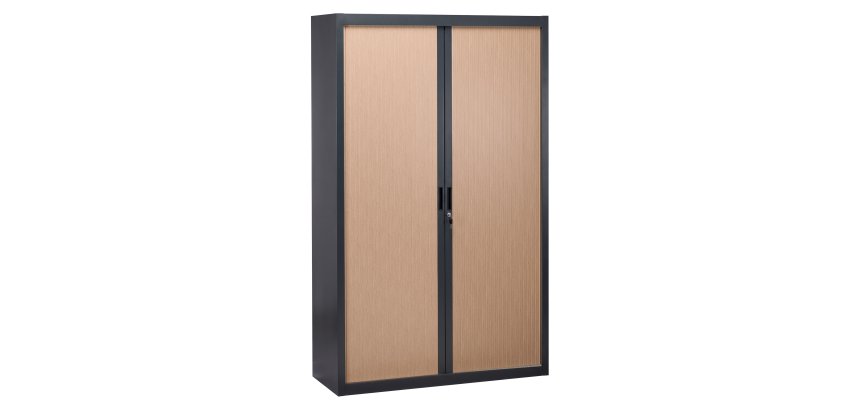 Armoire à rideaux démontables 200 x 120 cm anthracite