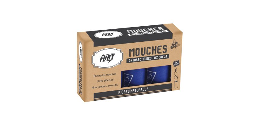 Ruban attrape-mouches écologique Fury