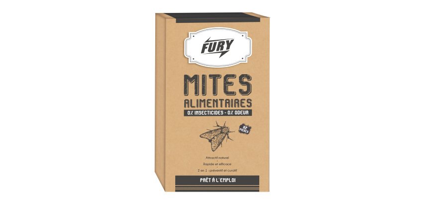 Piège anti-mites alimentaires Fury - Boîte de 2