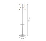 Portemanteau bouquet métal/ bois