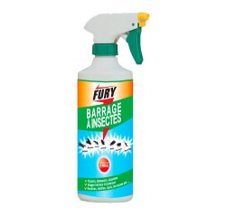 Insecticide Fury barrage insectes - Spray 500 ml