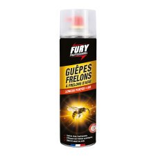 Insecticide Fury guêpes et frelons - Aérosol de 500 ml