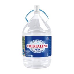Waterfles bronwater Cristaline 8 L
