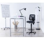 Table haute Boxy H 107 cm piétement métal