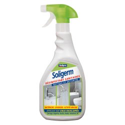 Désinfectant sanitaires Soligerm - Spray de 750 ml