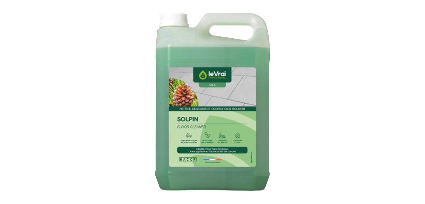 Nettoyant dégraissant sols Solpin Le Vrai professionnel - Bidon de 5 L