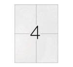 Etiquetas kf10660 105x148,5 mm Caja 100 hojas A4 q-connect