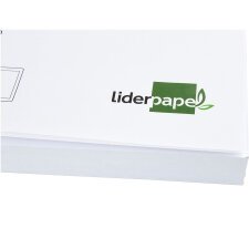 Cartulina liderpapel A4 180 g blanco paquete de 100 hojas