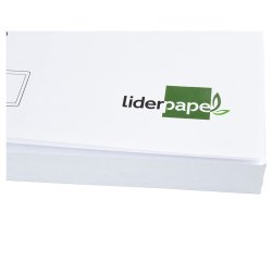 Cartulina liderpapel A4 180 g blanco paquete de 100 hojas