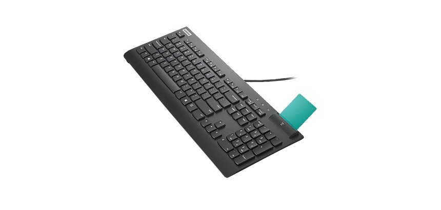 Teclado con Lector de Tarjetas Inteligentes Lenovo Smartcard II Negro