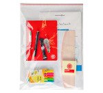 Busta trasparente con chiusura zip, 23 x 32 cm, 1000 unità