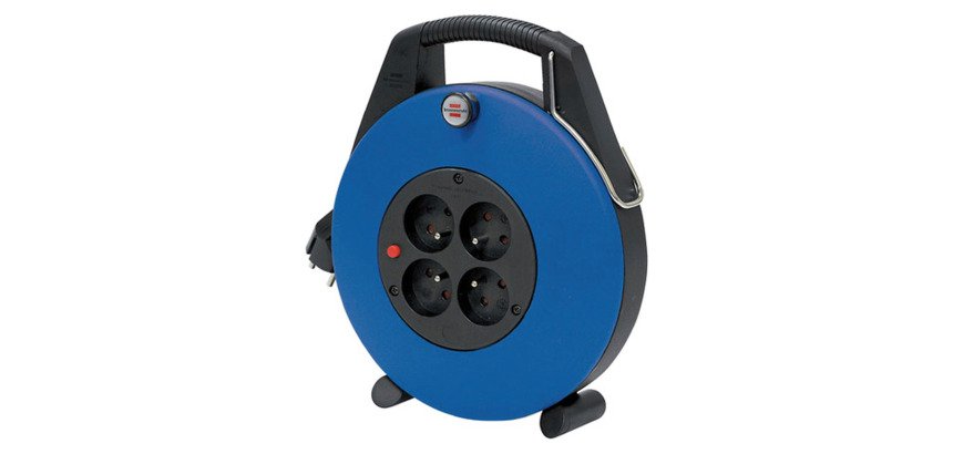 BRENNENSTUHL Enrouleur câble électrique Confort Line  4 prises 10 m