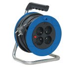 BRENNENSTUHL Enrouleur de câble électrique 4 prises 15 m