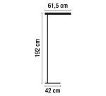 Lampara de pie luo Forum - Aluminor