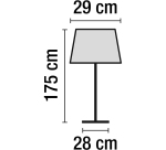 Lámpara de pie Led Studya - Aluminor - 10,5 W - E27