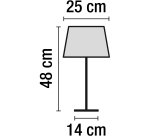 Lampe de bureau Led Sanna - Aluminor - 7 W - E27 - Hauteur réglable