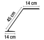 Lampe de bureau Led intégrée Olson - Unilux - 7,4 W - Bras flexible