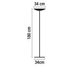 Lampadaire Led intégrée PRYSKA - Unilux - 44,6 W