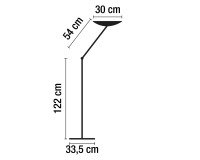 Lámpara de pie Meteor Led  Alumininor - 36W