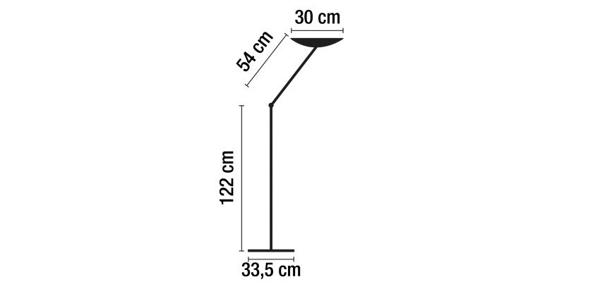Lampadaire Led Météor -  Aluminor -  36W