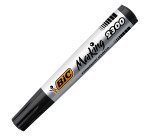 Marqueur permanent Bic 2300 pointe biseautée de 3,1 à 5,3 mm noir