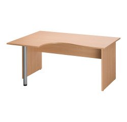 Mesa compacta Altys ala izquierda 160 cm patas rectas