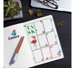 Stylo bille 4 couleurs Bic Shine rétractable pointe 1 mm - écriture moyenne