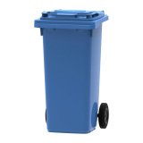 Coloured containers 2 wheels 120 liters blue