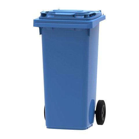 Contenedor selectivo 120L con ruedas Azul