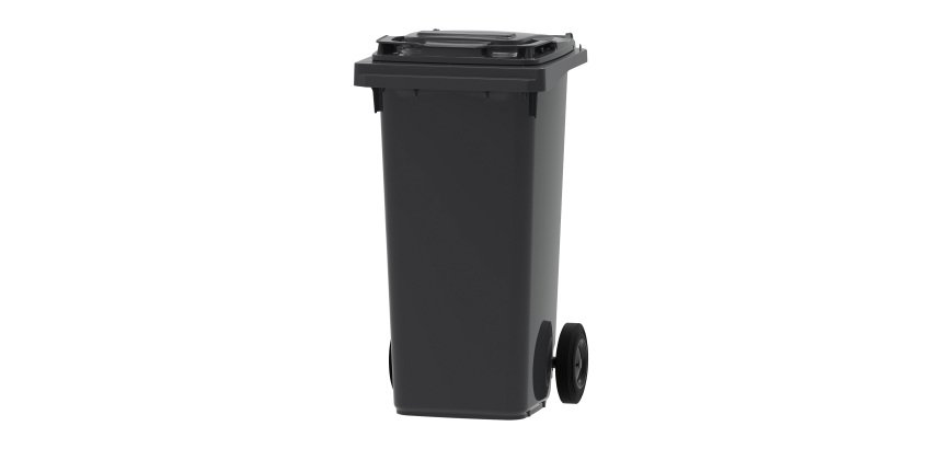 Conteneur à déchets 120 litres tri sélectif 2 roues couleur