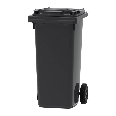 Contenedor selectivo 120L con ruedas Gris