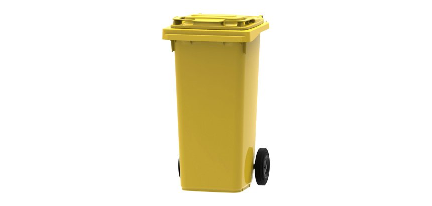 Contenedor selectivo 120L con ruedas 