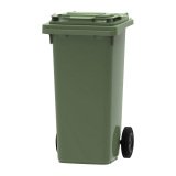 Gekleurde containers 2 wielen 120 liter groen