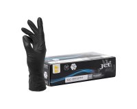 Einweg-Nitrilhandschuhe, unbehandschuht schwarz - 100er-Box