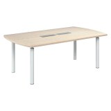 Table tonneau Frégate 8 personnes peuplier