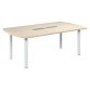 Table tonneau Frégate 8 personnes peuplier