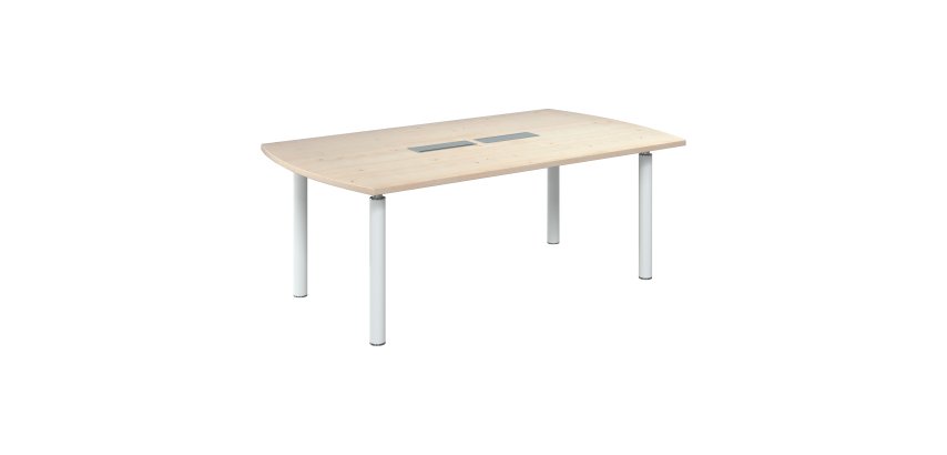 Table tonneau Frégate 8 personnes peuplier
