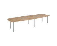 Moduleerbare vergadertafel metalen onderstel Belem