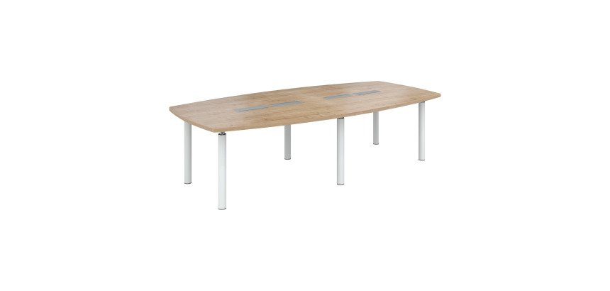 Table de réunion modulable piètement métal Belem