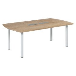 Table tonneau Frégate 8 personnes chêne naturel