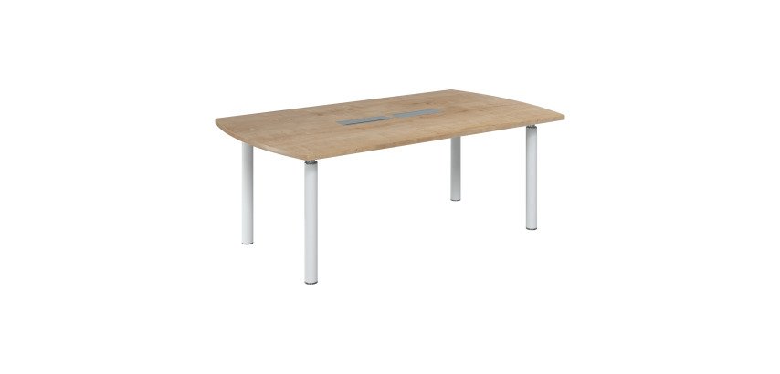 Table tonneau Frégate 8 personnes chêne naturel