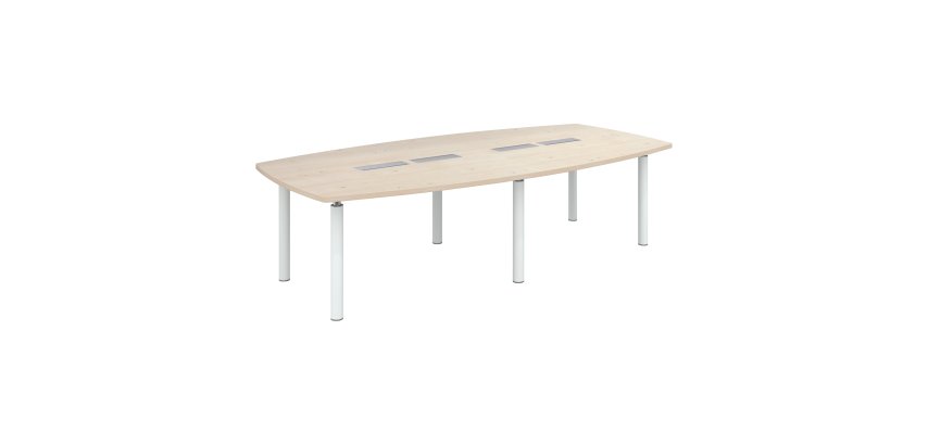 Table modulable Frégate 10 personnes peuplier