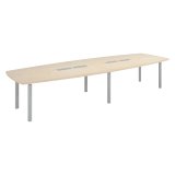 Table modulable Frégate 14 personnes peuplier