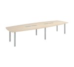 Table modulable Frégate 14 personnes peuplier