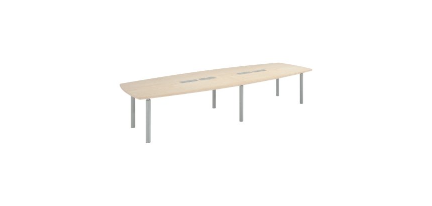 Table modulable Frégate 14 personnes peuplier
